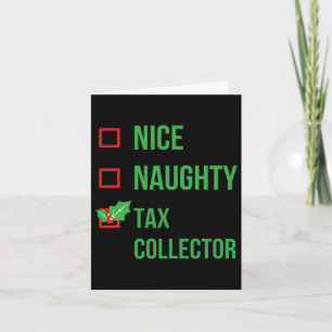 Tarjeta Regalador de impuestos pijama divertido regalo de 