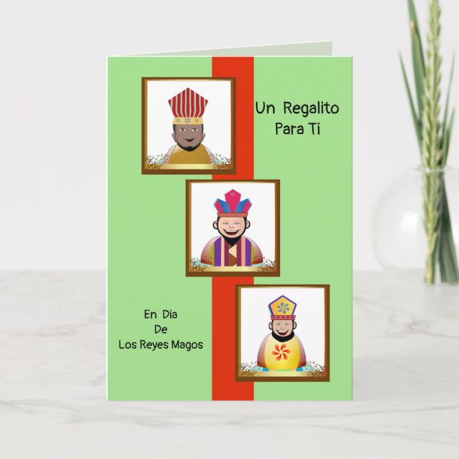Tarjeta Regalito Dia de Reyes (Anverso)