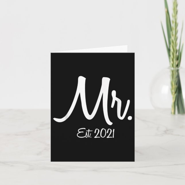 Tarjeta Regalo Boda De Coincidencia Única Para Novia Y Cam (Anverso)