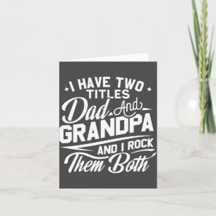 Tarjeta Regalo con estilo retro genial para nuevos abuelos