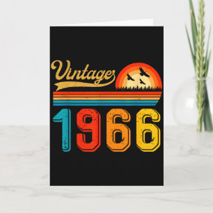 Tarjeta Regalo Cumpleaños 60 60 Años Hombres Mujeres Retro