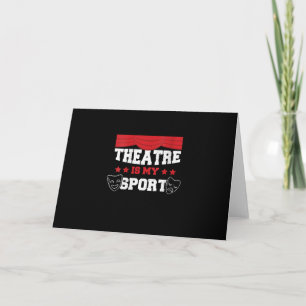 Tarjeta Regalo de actuación de teatro de actriz linda