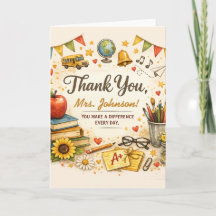 Regalo de acuarela personalizado de agradecimiento
