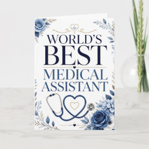 Tarjeta Regalo de Agradecimiento para Asistente Médico Mej