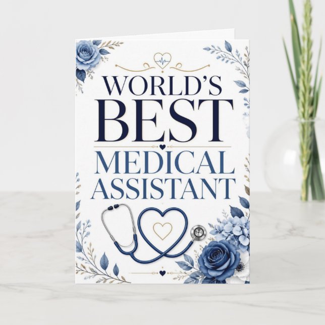 Tarjeta Regalo de Agradecimiento para Asistente Médico Mej (Anverso)