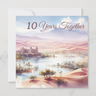 Tarjeta Regalo de aniversario de vacaciones viaje exótico