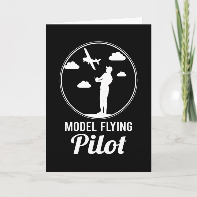 Tarjeta Regalo de avión modelador piloto de vuelo modelo (Anverso)