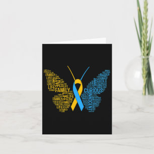 Tarjeta Regalo de ayuda para mariposa de sensibilización s