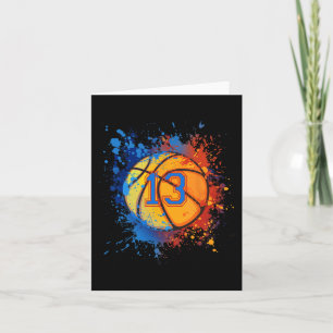 Tarjeta Regalo de baloncesto por 13 años para niño