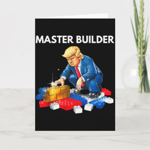 Tarjeta Regalo de bloques de construcción de Trump maestro