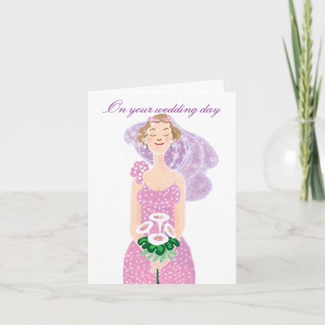 Tarjeta regalo de boda (Anverso)