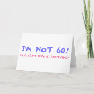 Tarjeta Regalo De Bolsa De Cumpleaños Para Cumplir 60 Años