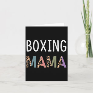 Tarjeta Regalo de boxeo Mama Boxer Women - Graciosa Boxing