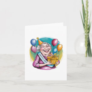 Tarjeta Regalo de broma divertido para el cumpleaños de Na
