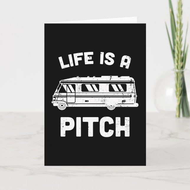 Tarjeta Regalo de Camping para Autocaravana RV (Anverso)