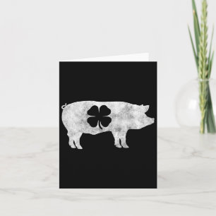 Tarjeta Regalo de carne de cerdo Bbq St. Patrick's Day Tré