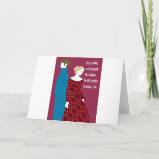 Tarjeta Regalo de Charlotte Bronte "Jane Eyre" con cita