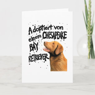 Tarjeta Regalo de Chesapeake Bay Retriever