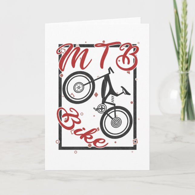 Tarjeta Regalo de ciclismo de montaña (Anverso)