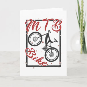 Tarjeta Regalo de ciclismo de montaña