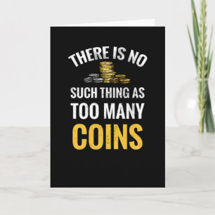 Tarjeta Regalo de coleccionista de monedas Colección de