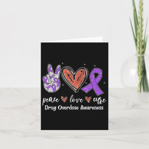 Tarjeta Regalo de concientización sobre la sobredosis de d