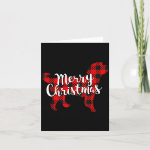 Tarjeta Regalo de Cuadrillé de Navidad de Bernedoodle para
