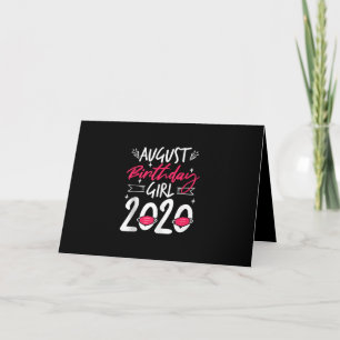 Tarjeta Regalo de Cuarentena por Cumpleaños de Agosto para