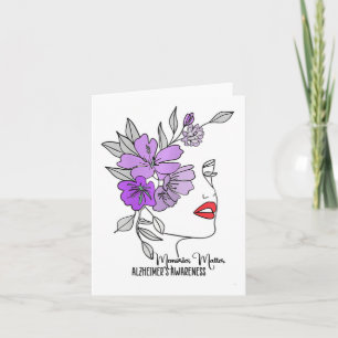 Tarjeta Regalo de cuidado de memoria para mujeres No puedo