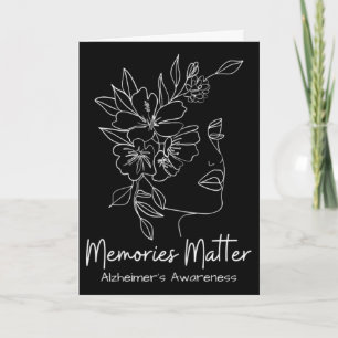 Tarjeta Regalo de cuidado de memoria para mujeres No puedo