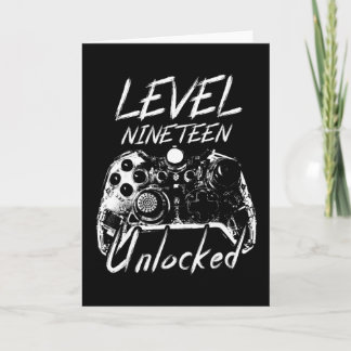Tarjeta Regalo de cumpleaños 19 años Regalos de 19 años Cu
