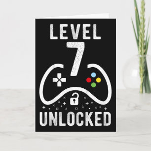 Tarjeta Regalo de cumpleaños 7 videojuego desbloqueado niv