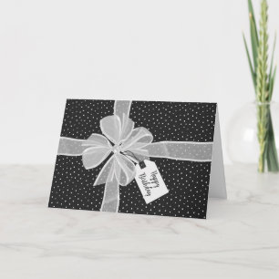 Tarjeta Regalo de cumpleaños con barra y etiqueta