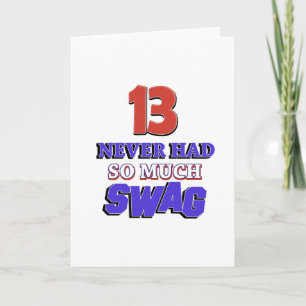Tarjeta Regalo de cumpleaños de 13 años