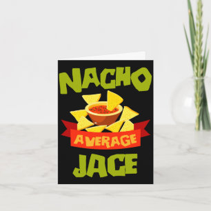 Tarjeta Regalo de cumpleaños divertido con el nombre Nacho