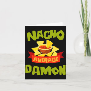 Tarjeta Regalo de cumpleaños divertido con nombre Nacho av