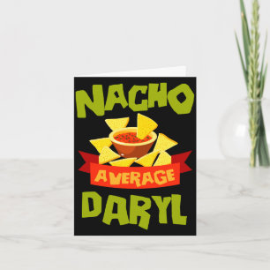 Tarjeta Regalo de cumpleaños divertido con nombre Nacho av
