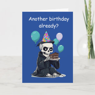 Tarjeta Regalo de cumpleaños divertido del Segador para en