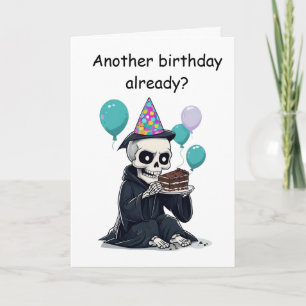 Tarjeta Regalo de cumpleaños divertido del Segador para en