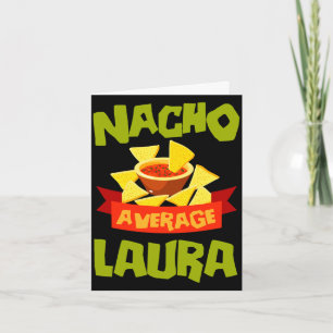 Tarjeta Regalo de cumpleaños divertido Nacho promedio laur