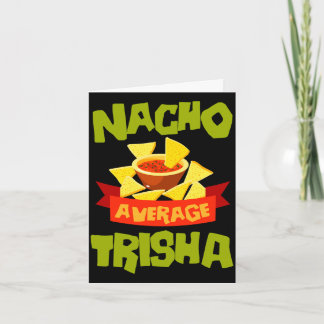 Tarjeta Regalo de cumpleaños divertido nombre Nacho promed