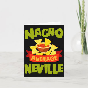 Tarjeta Regalo de cumpleaños divertido nombre Nacho promed