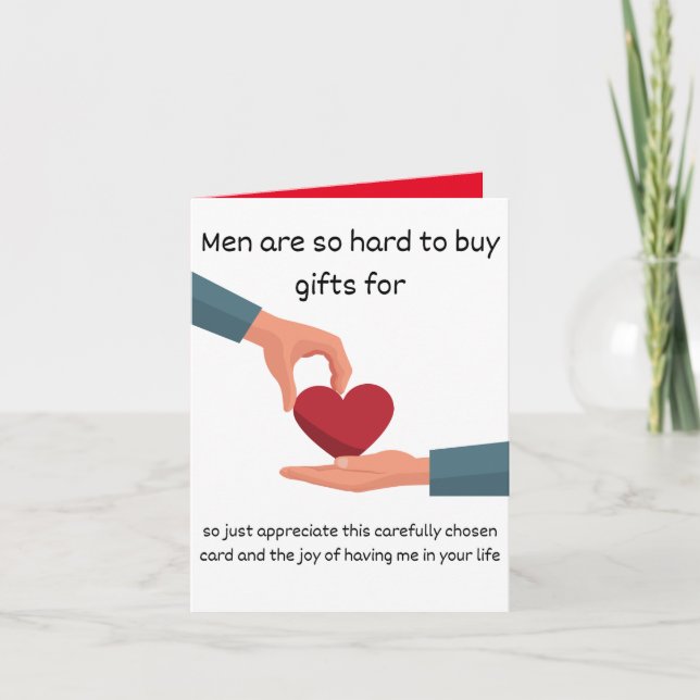 Tarjeta regalo de cumpleaños divertido para hombres con tr (Anverso)