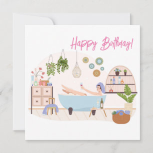 Tarjeta Regalo de Cumpleaños Feliz para Mujer de Autocuida