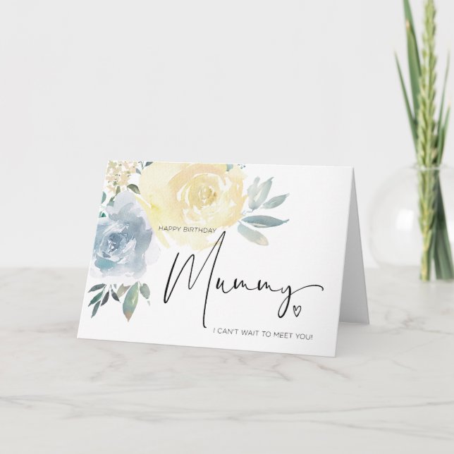 Tarjeta Regalo de cumpleaños feliz para que la Mamá proven (Anverso)