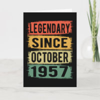 Regalo de cumpleaños octubre de 1957