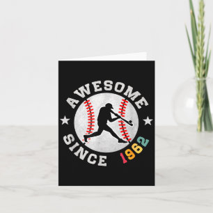 Tarjeta Regalo de cumpleaños para amante del béisbol 64 añ