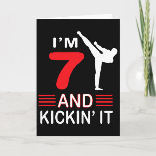 Tarjeta Regalo de cumpleaños Regalo de artes marciales Niñ