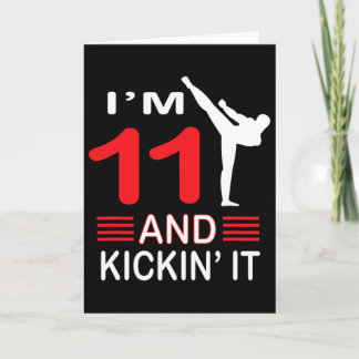 Tarjeta Regalo de cumpleaños Regalo de artes marciales Niñ