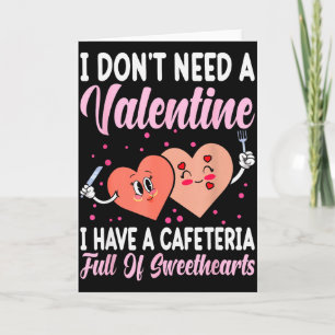 Tarjeta Regalo de Dama de Almuerzo Co. Día de San Valentín